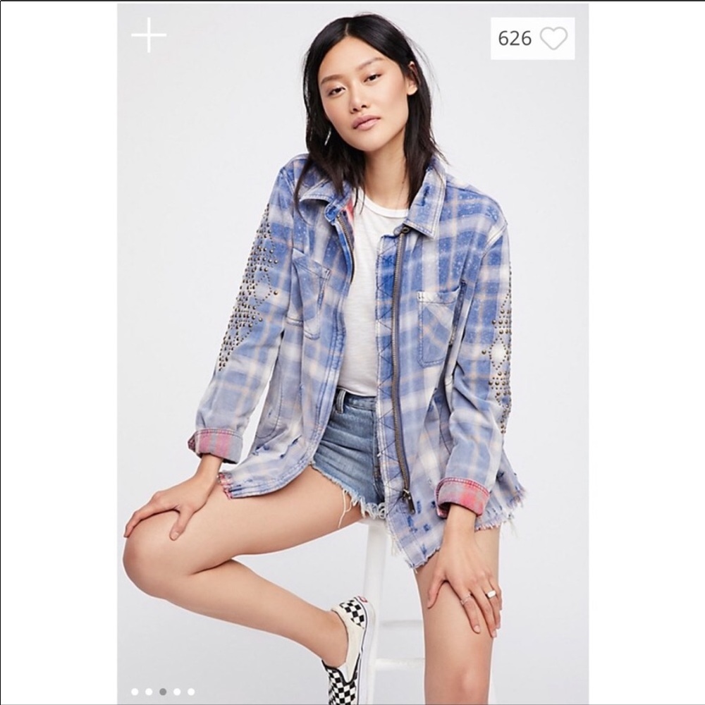 Free People Flannel Shirt/Jacket